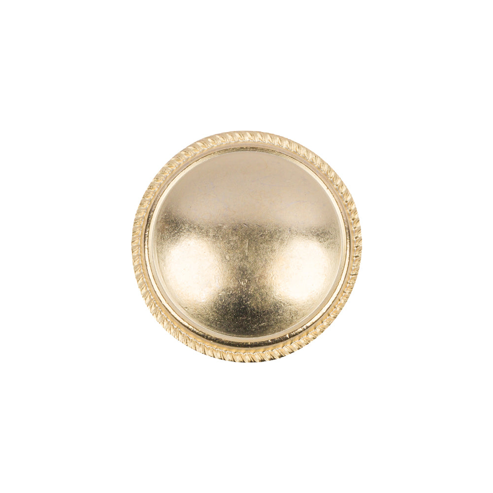Matte Gold Brushed Metal Shank Back Button - 32L/20mm - Joann Fabrics