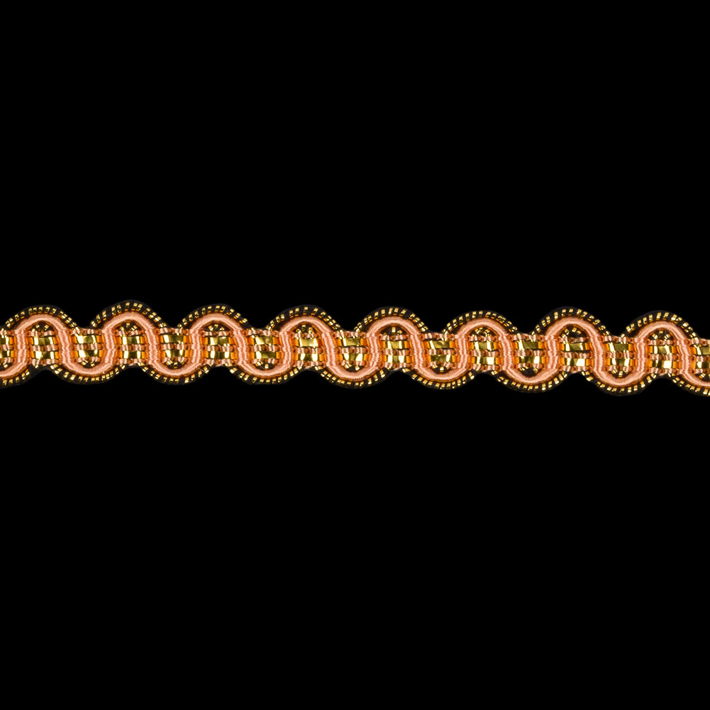 Pale Pink/Gold Metallic Braid - Joann Fabrics