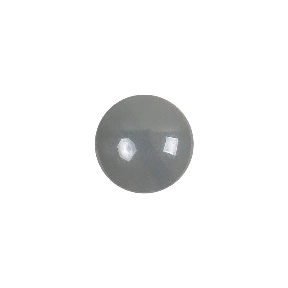 European Dark Gray Half Domed Self Back Glass Button - 20L/12.5mm - Joann Fabrics