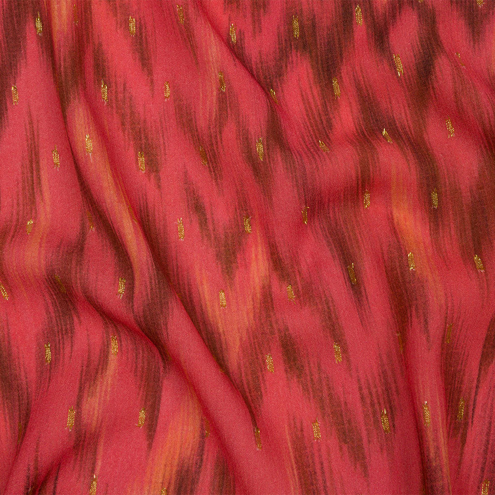 Mood Exclusive Love Divine Metallic Dotted Crinkled Viscose Crepe - Joann Fabrics