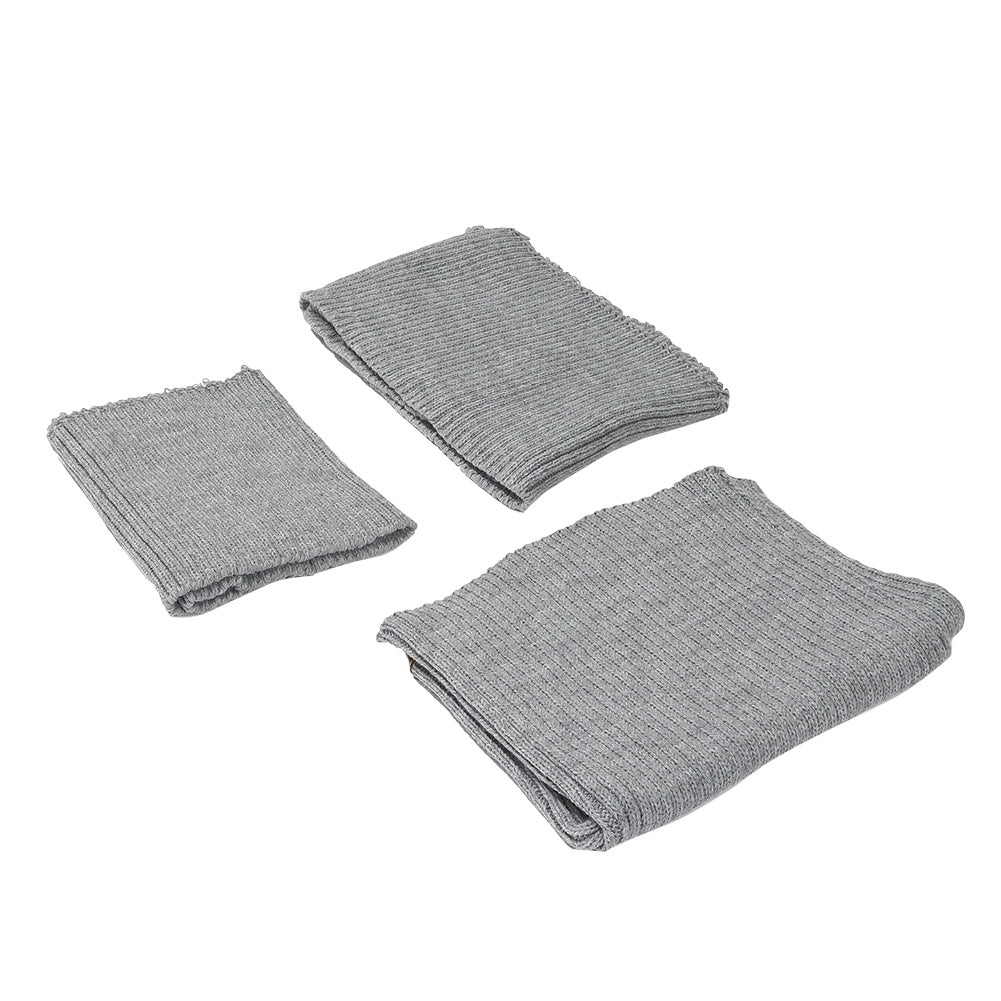 Alta Silver Gray Chunky 2x2 Rib Knit Sweater Trim Bundle - 3pc - Joann Fabrics