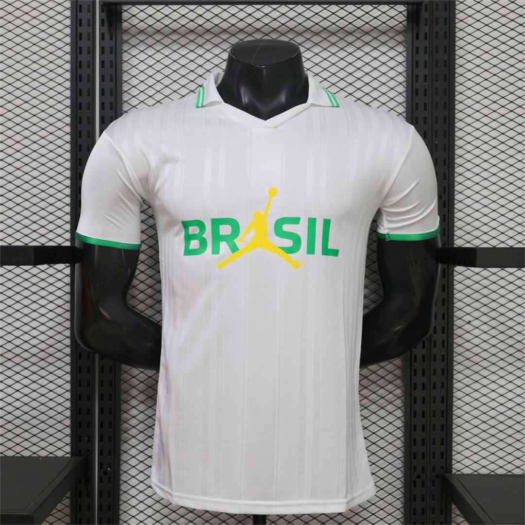 Brazil 2026 Jordan Whtie Special Jersey - Fans Version - UnitedFutballJersey