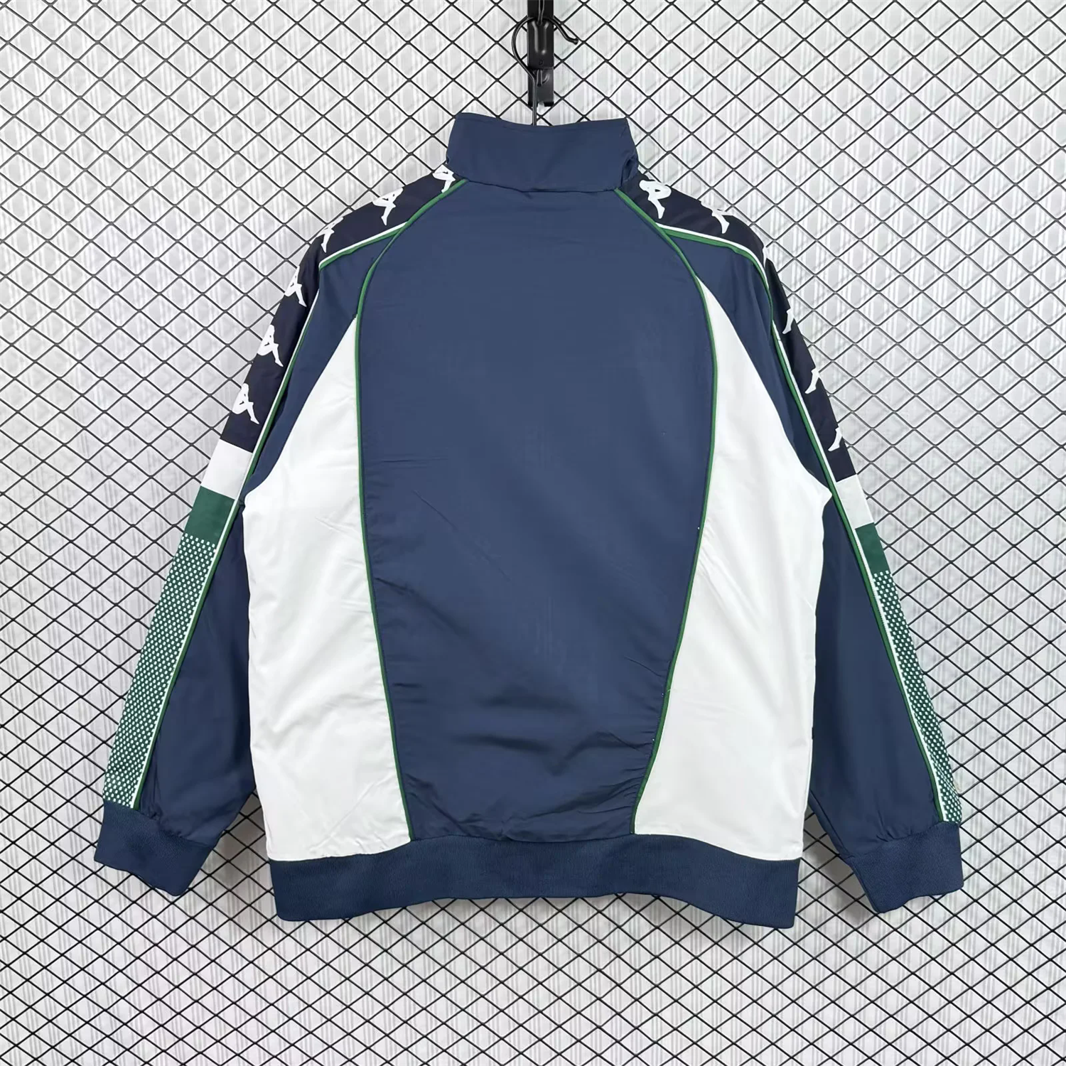 Retro Real Betis 1997-98 Deep Blue And White Windbreaker - UnitedFutballJersey