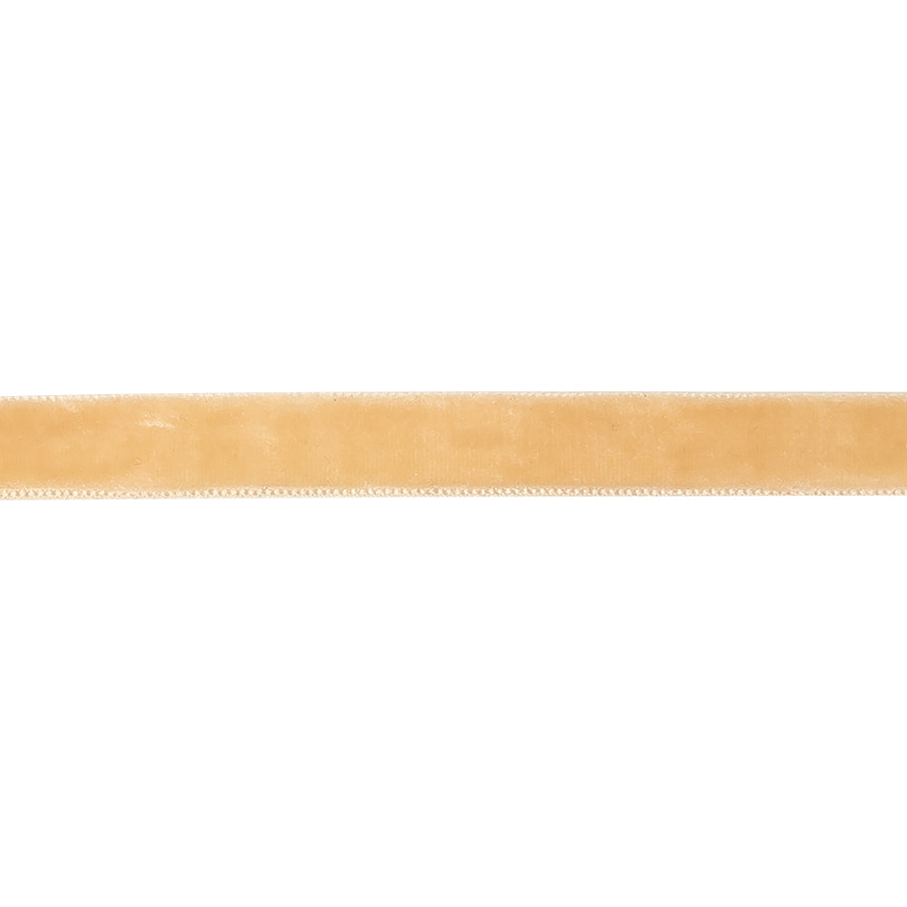 Desert Dust Single Face Velvet Ribbon - 0.375