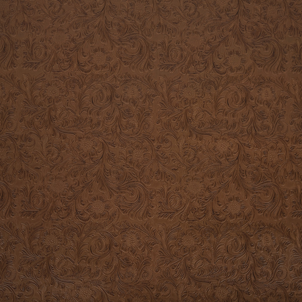 Vintage-Look Floral Embossed Vinyl - Peanut - Wynonna Collection - Joann Fabrics