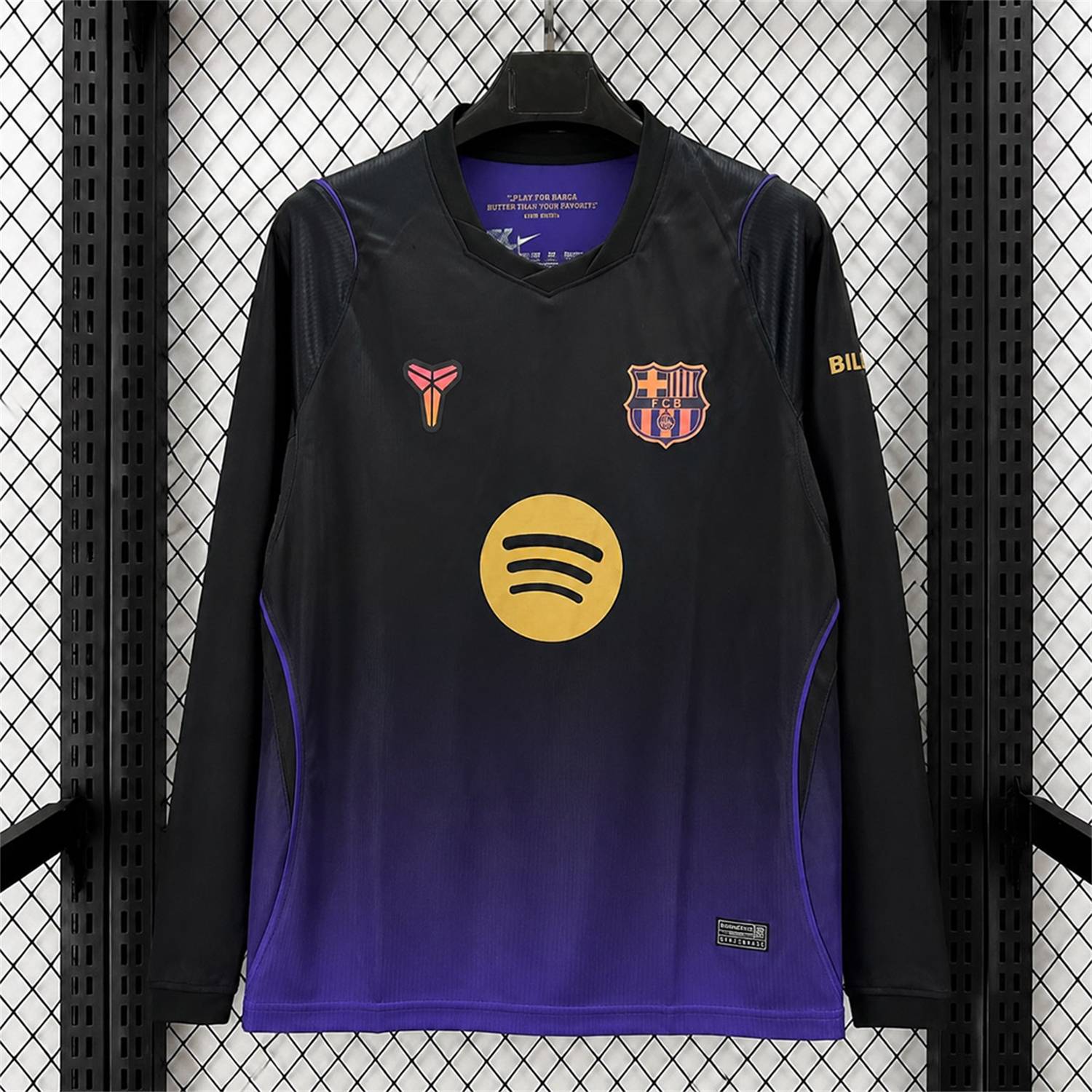 Barcelona 26-27 Away Long Sleeves Jersey - Fans Version - UnitedFutballJersey