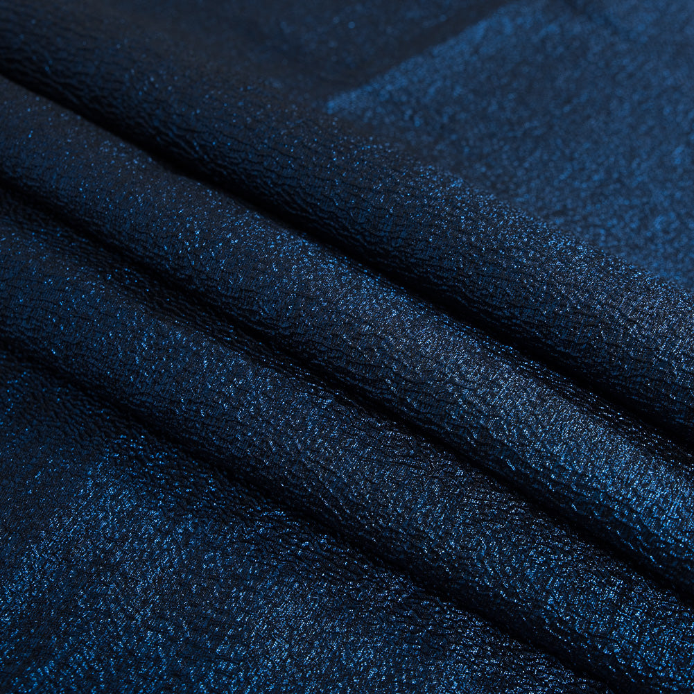Blue and Aubergine Luxury Metallic Brocade - Joann Fabrics