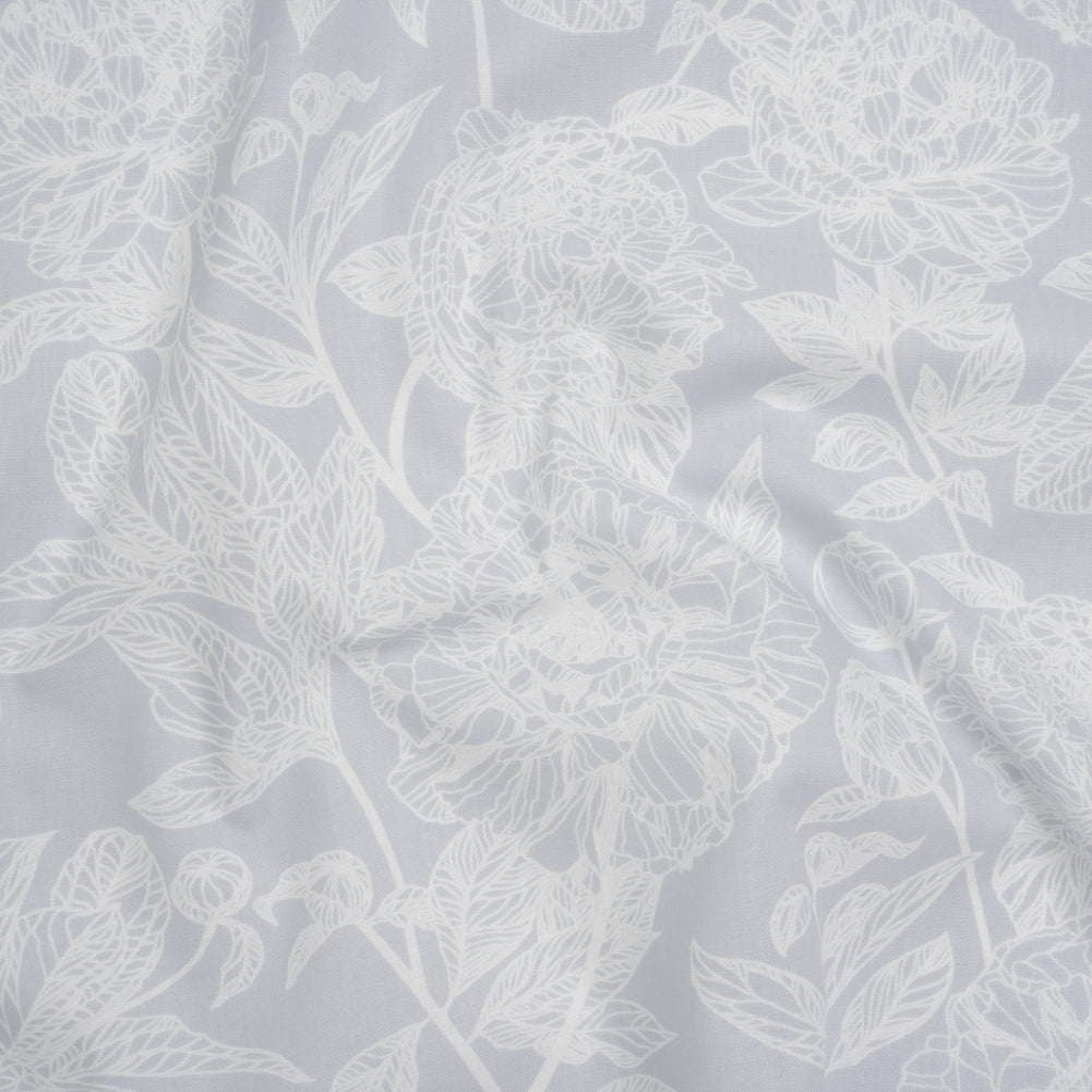 Printed Quilting Cotton by Anna Maria Textiles for Northcott - Wing Peony Floral - Indelible Soft Collection - Joann Fabrics