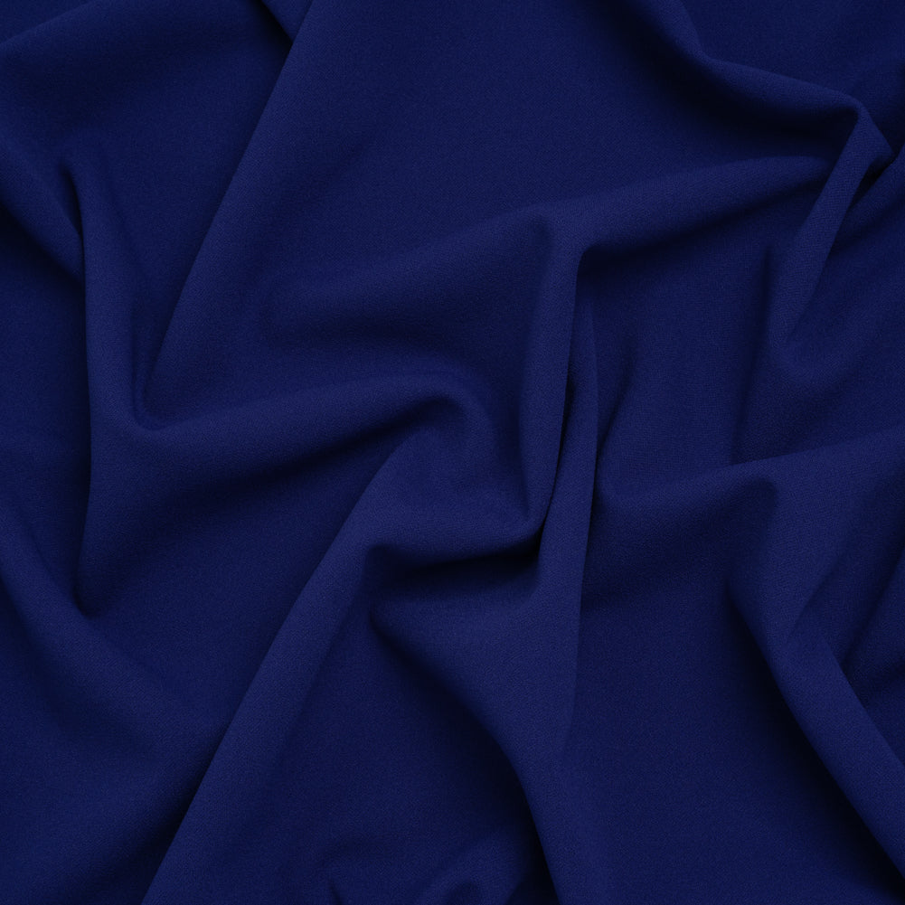 Stretch Polyester Crepe Double Knit - Mazarine Blue - Designer Deadstock - Joann Fabrics