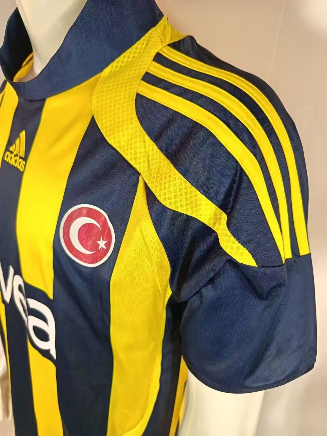 2007/2008 Retro Fenerbahce Home Football Shirt 1:1 Thai Quality