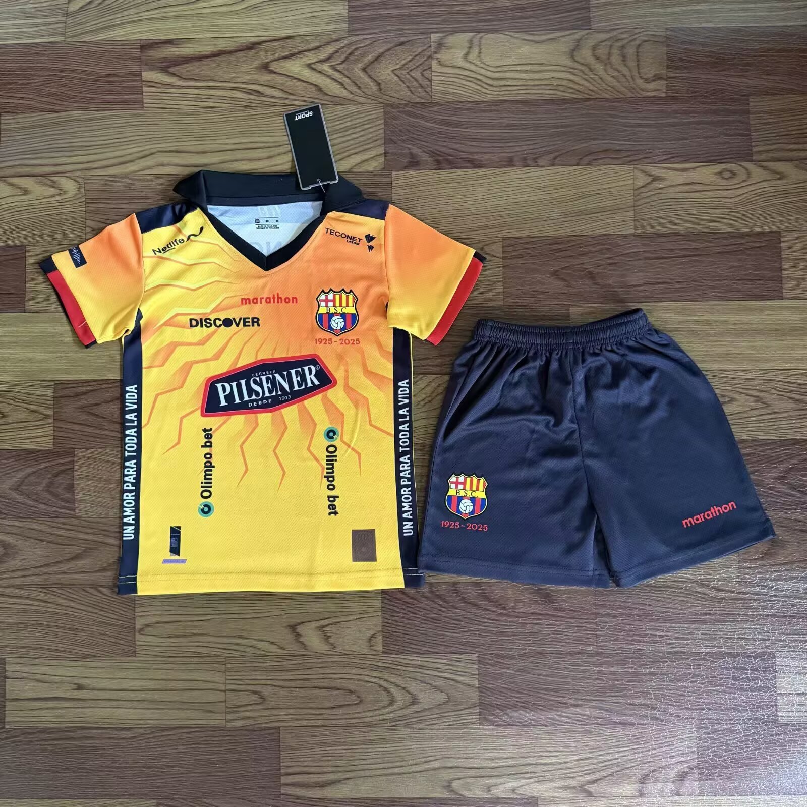 2025/2026 Barcelona 100th Anniversary Football Jersey 1:1 Thai Quality Kids Size