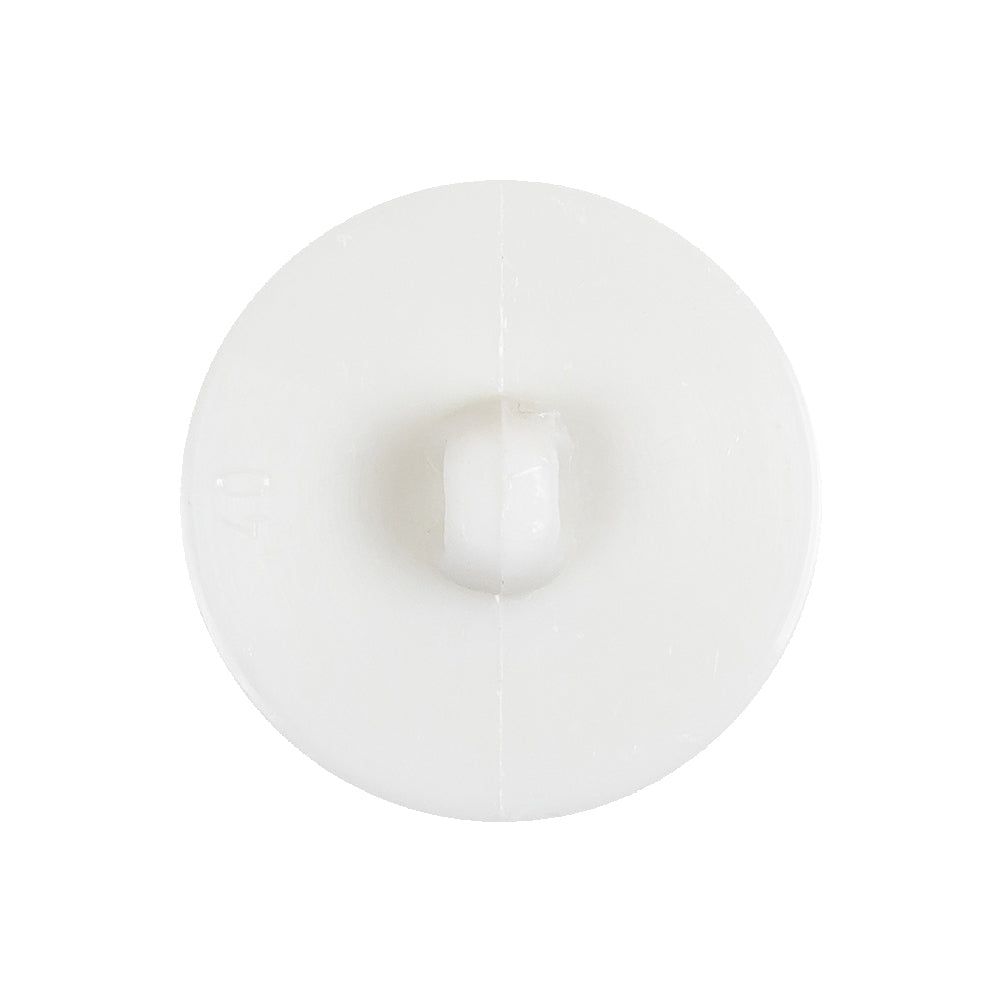 White Twisted Rim Conical Shank Back Plastic Button - 40L/25.5mm - Joann Fabrics
