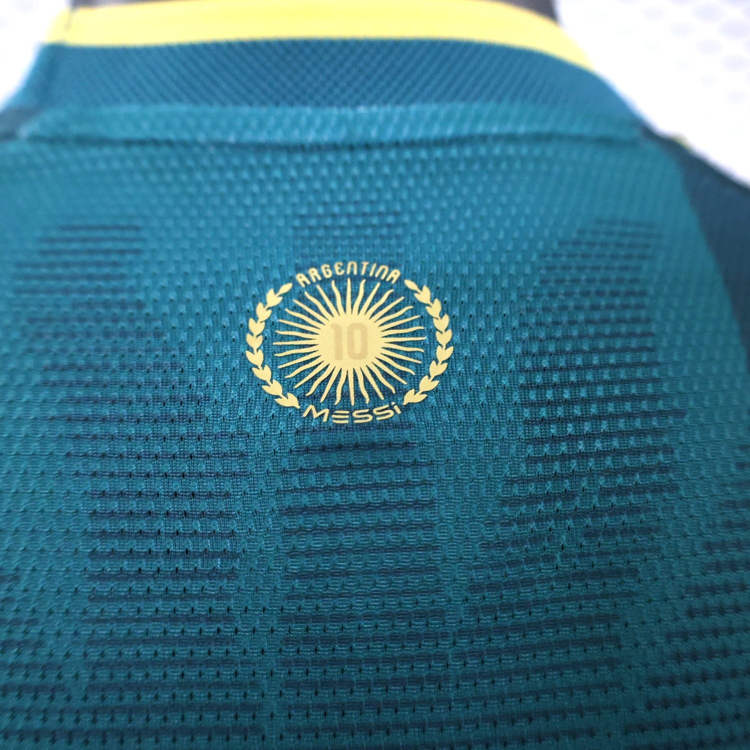 Argentina 2026 Messi Anniversary Green Special Jersey - Player Version - UnitedFutballJersey