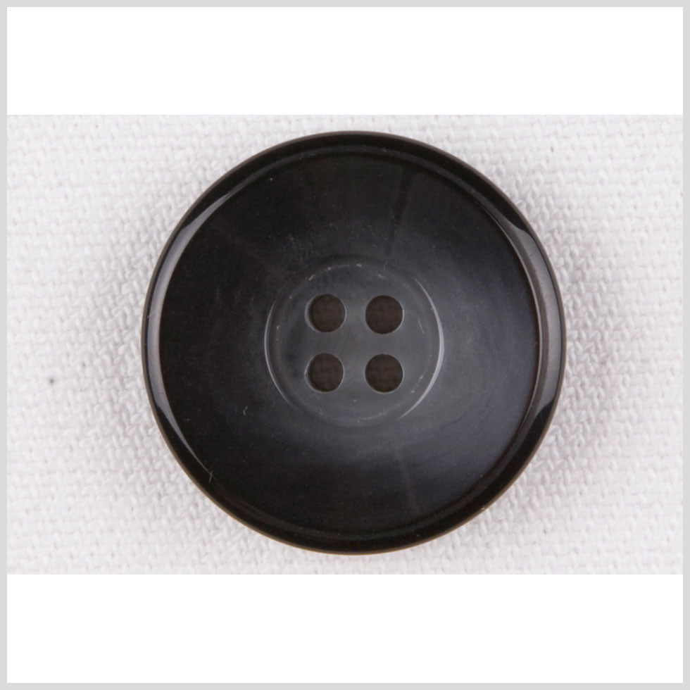 Plastic 4-Hole Button - 36L/23mm - Black and Light Gray Gradient Swirl - Joann Fabrics