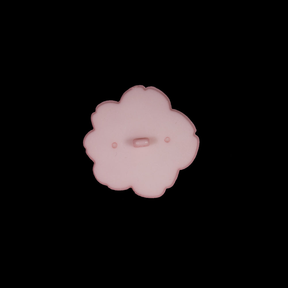 Italian Pink Flower Shank Back Button - 24L/15mm - Joann Fabrics