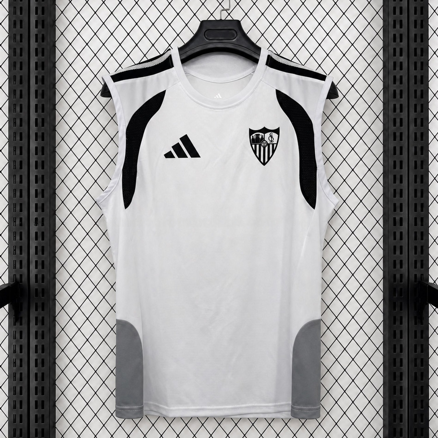 Sevilla 26-27 White Training Vest - Fans Version - UnitedFutballJersey
