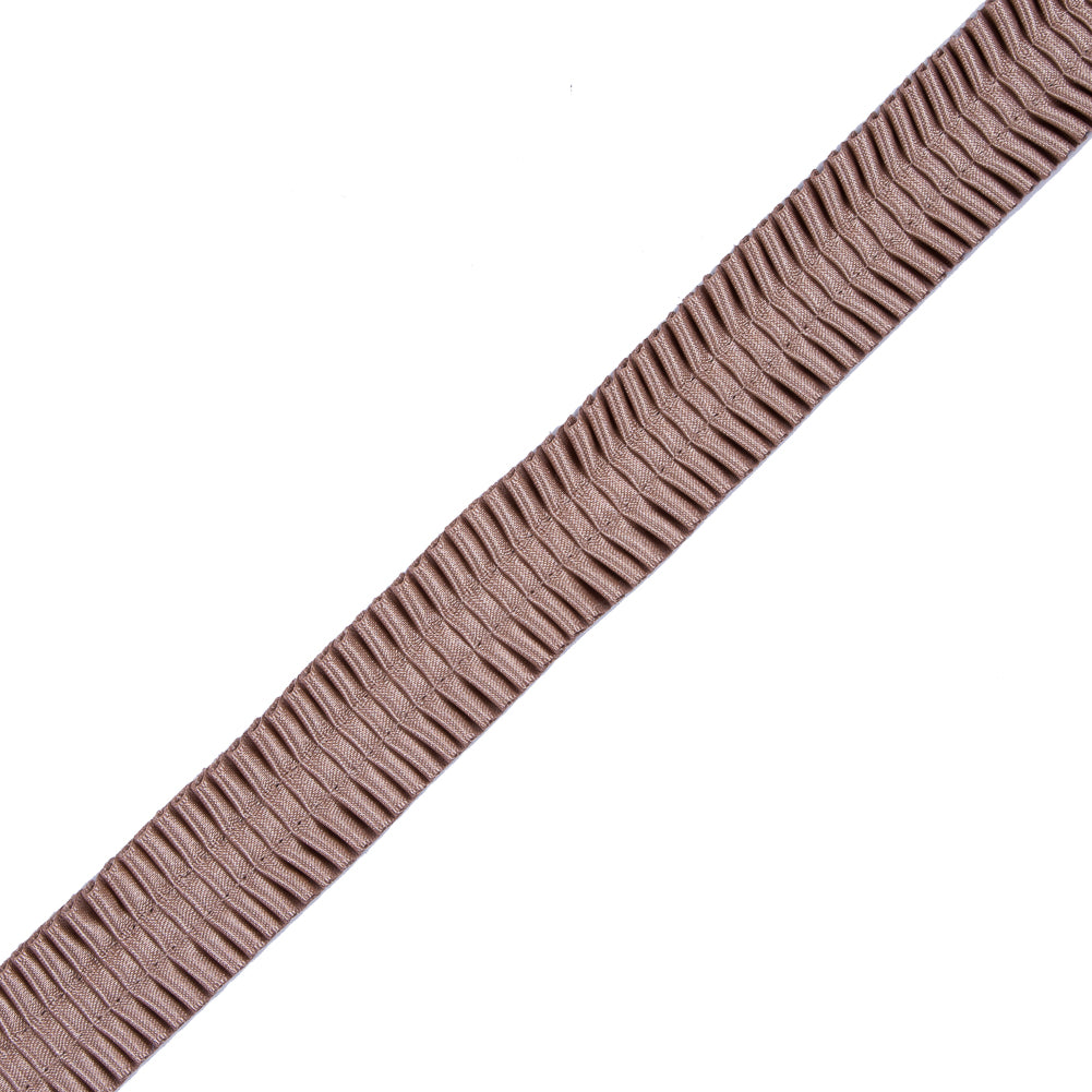 Italian Champagne Deep Knife Pleated Trimming - 1
