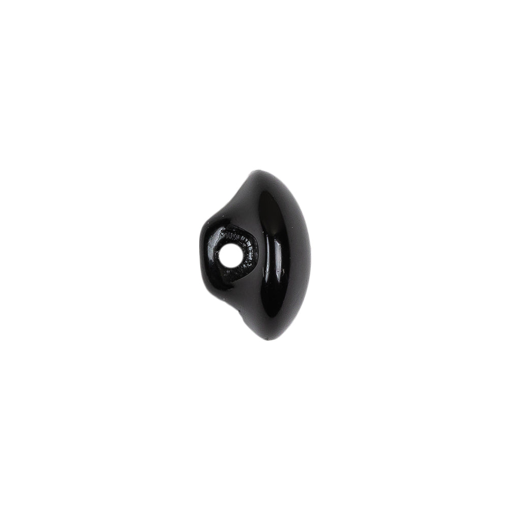 European Black Self Back Glass Button - 20L/12.5mm - Joann Fabrics