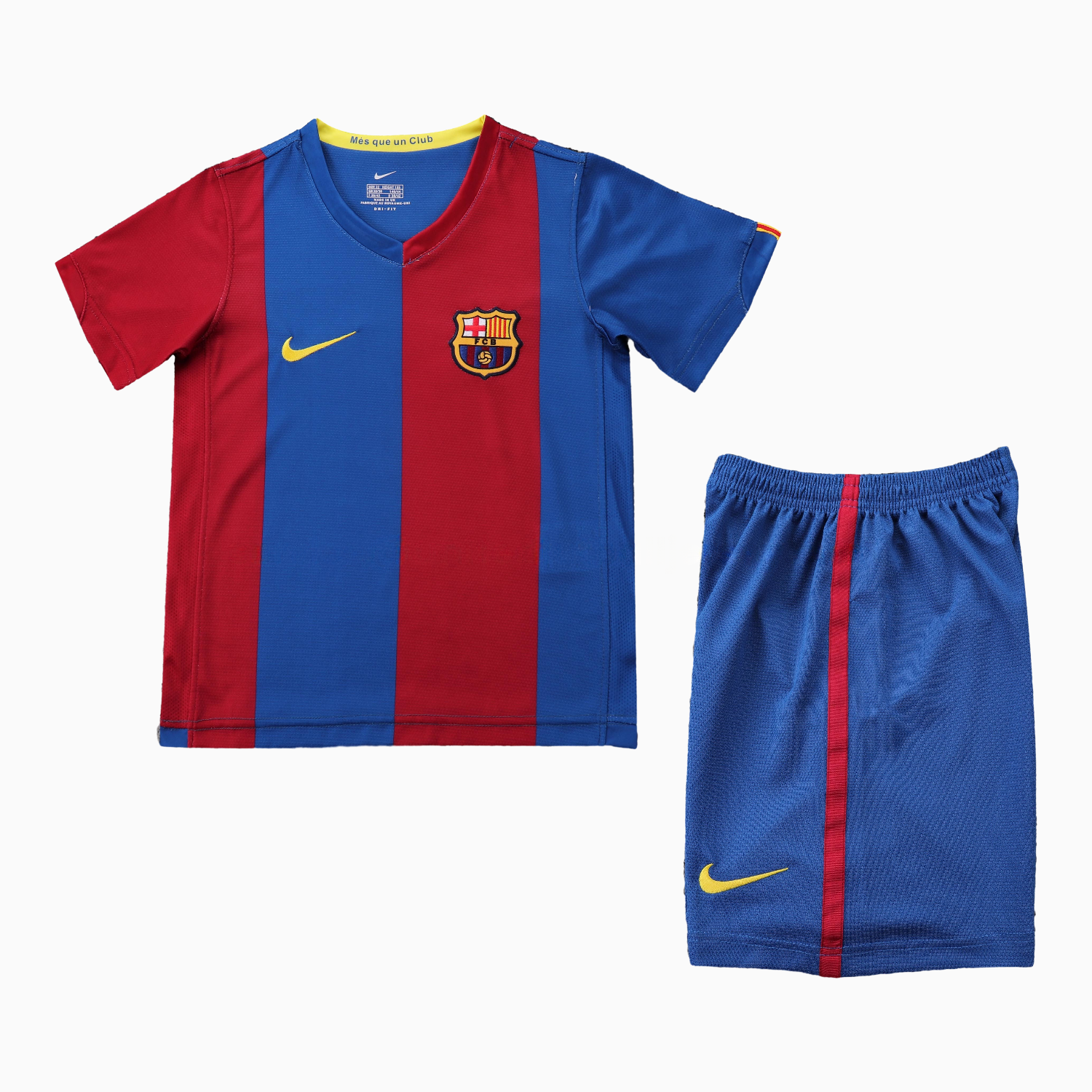 Retro Barcelona 2006-07 Home Kids Kit - UnitedFutballJersey