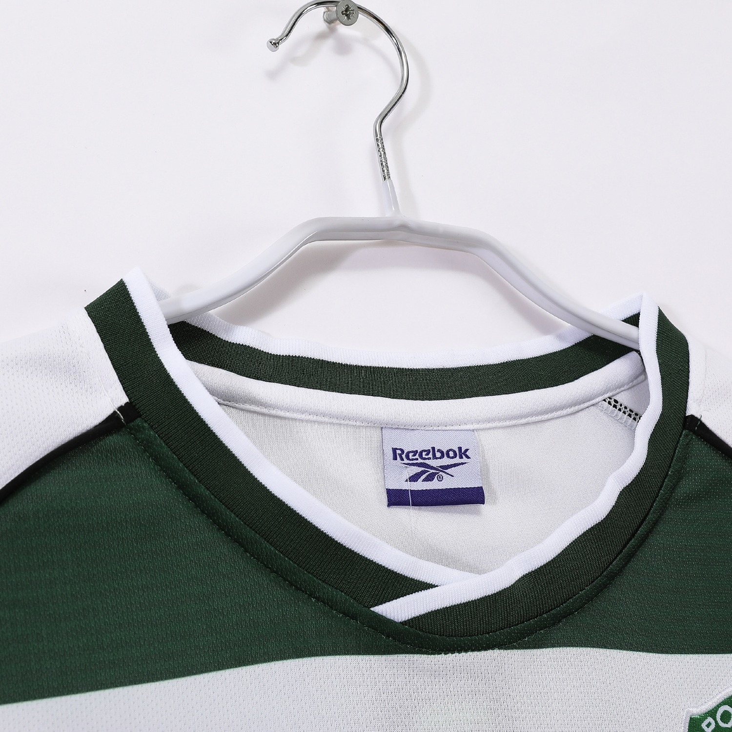 Retro Sporting CP 2001-03 Home Long Sleeves Jersey - UnitedFutballJersey