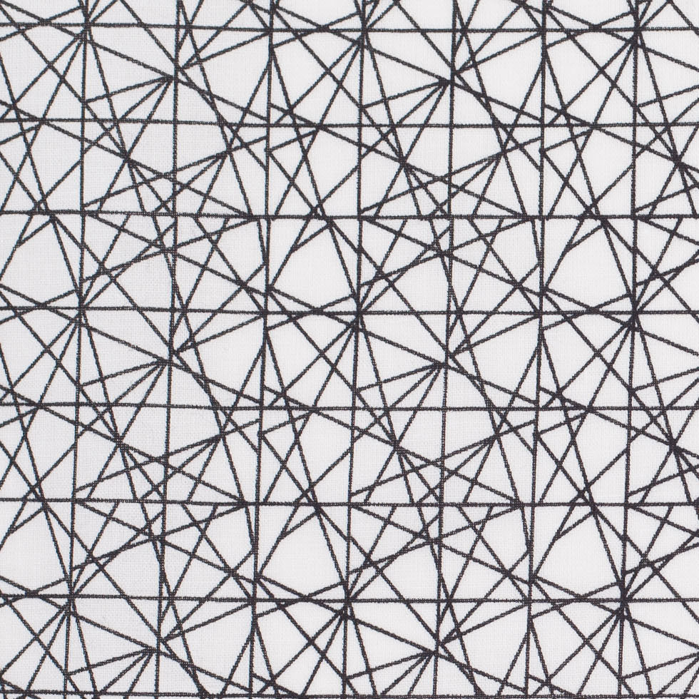 Black/White Abstract Geometric Stretch Cotton Print - Joann Fabrics