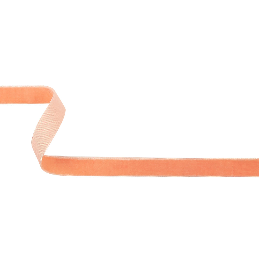 Coral Reef Single Face Velvet Ribbon - 0.625