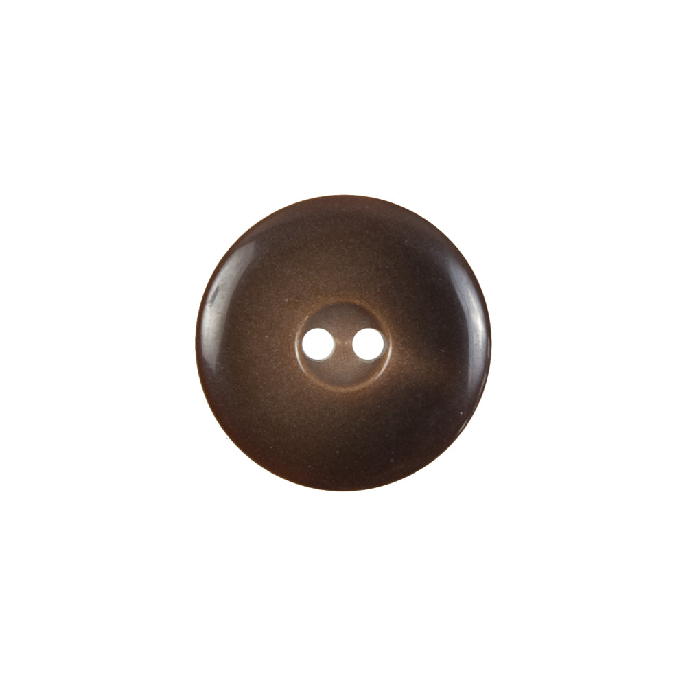 Brown Plastic 2-Hole Button - 28L/18mm - Joann Fabrics