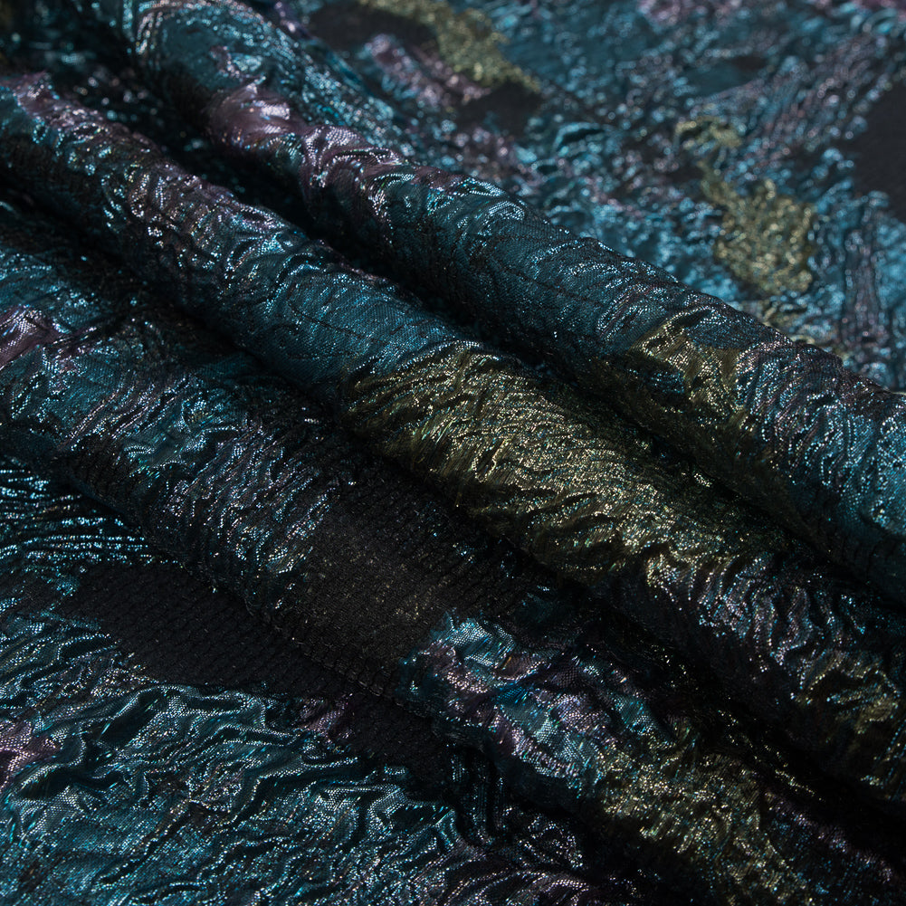 Oil Slick Luxury Floral Metallic Brocade - Joann Fabrics
