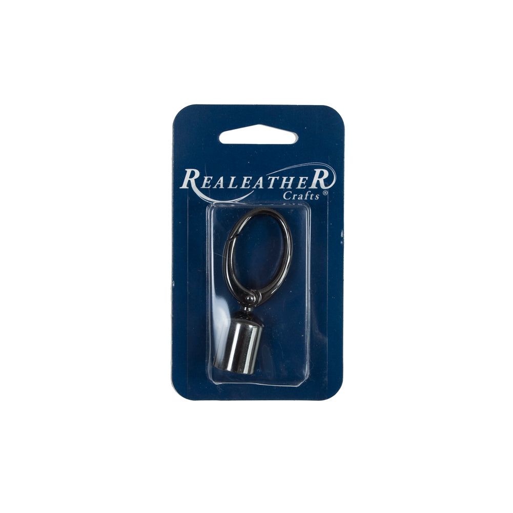 Realeather Gunmetal Tassel Topper Key Chain - Joann Fabrics