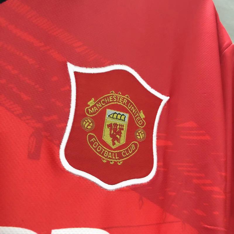 1994-1996 Retro Manchester United Home Football Shirt 1:1 Thai Quality