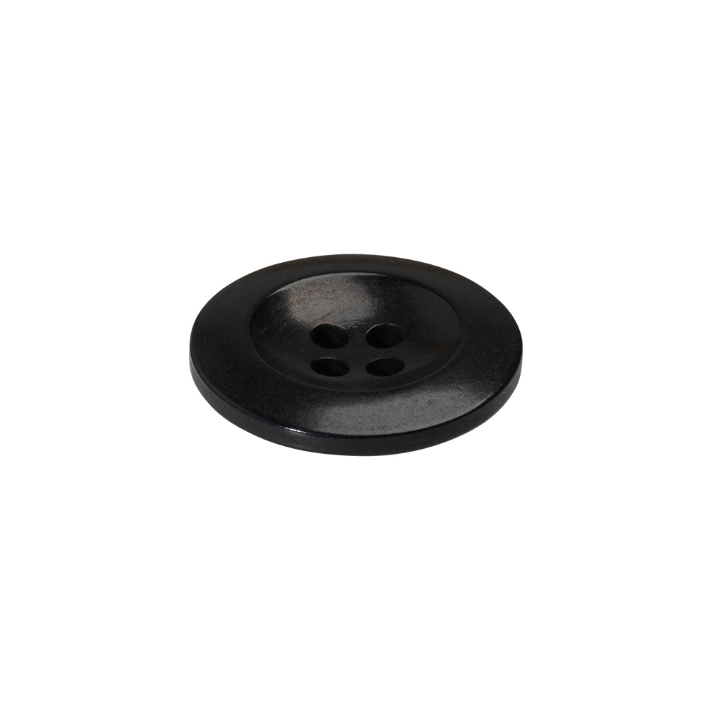 Plastic 4-Hole Button - 32L/20mm - Black Saucer - Joann Fabrics
