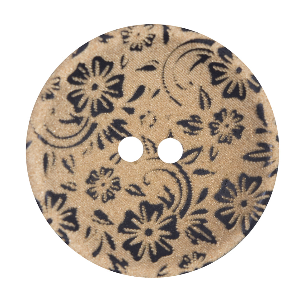 Italian Metallic Gold Lasered Button - 54L/34mm - Joann Fabrics