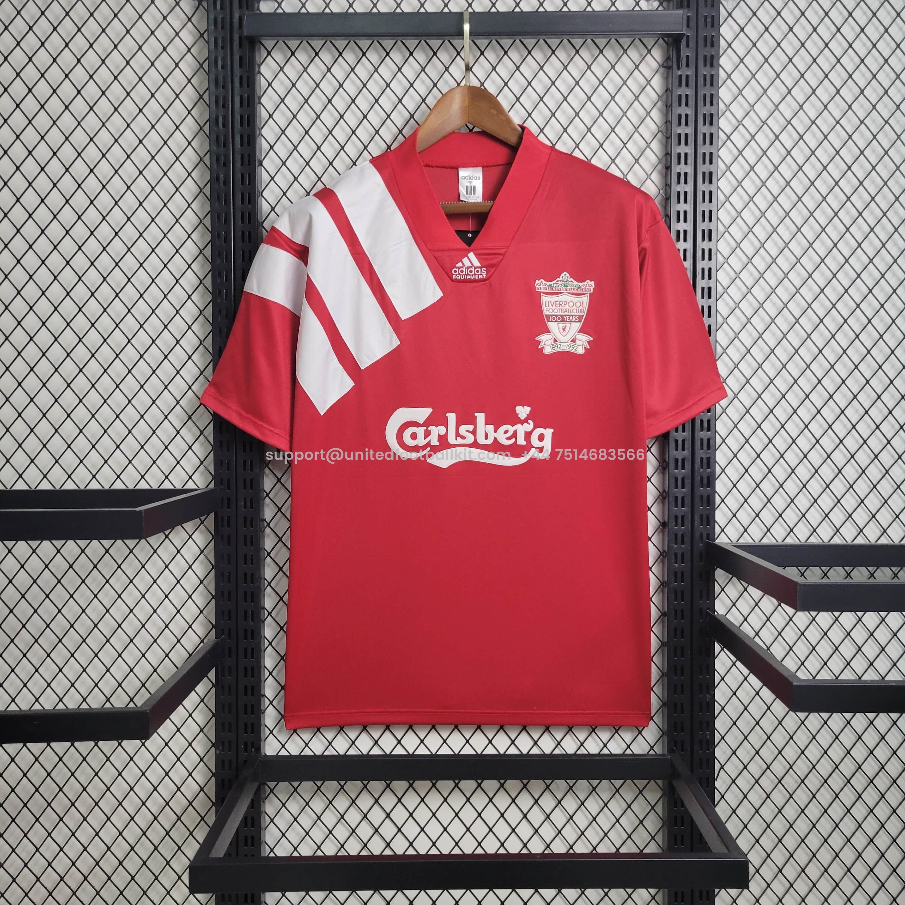 Retro Liver.pool 1992-93 100 YEARS Home Stadium Jersey - UnitedFutballJersey