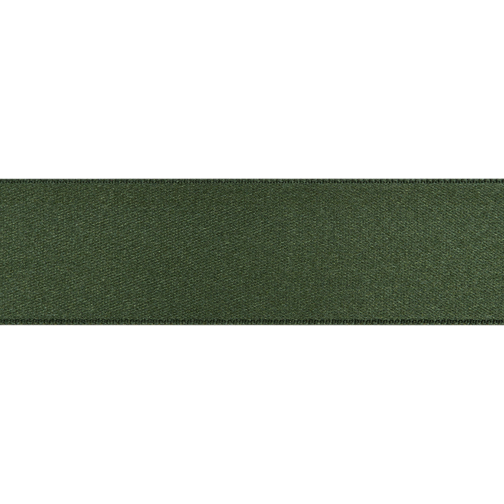 Hunter Double Face French Satin Ribbon - 1
