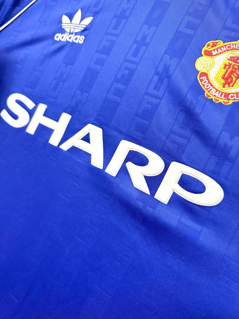 1988-1990 Retro Manchester United Third Away Football Shirt 1:1 Thai Quality