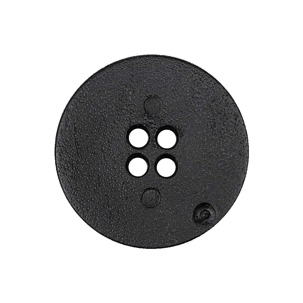 Gingerbread and Deep Charcoal Speckled Textured 4-Hole Molded Plastic Button - 40L/25.5mm - Joann Fabrics
