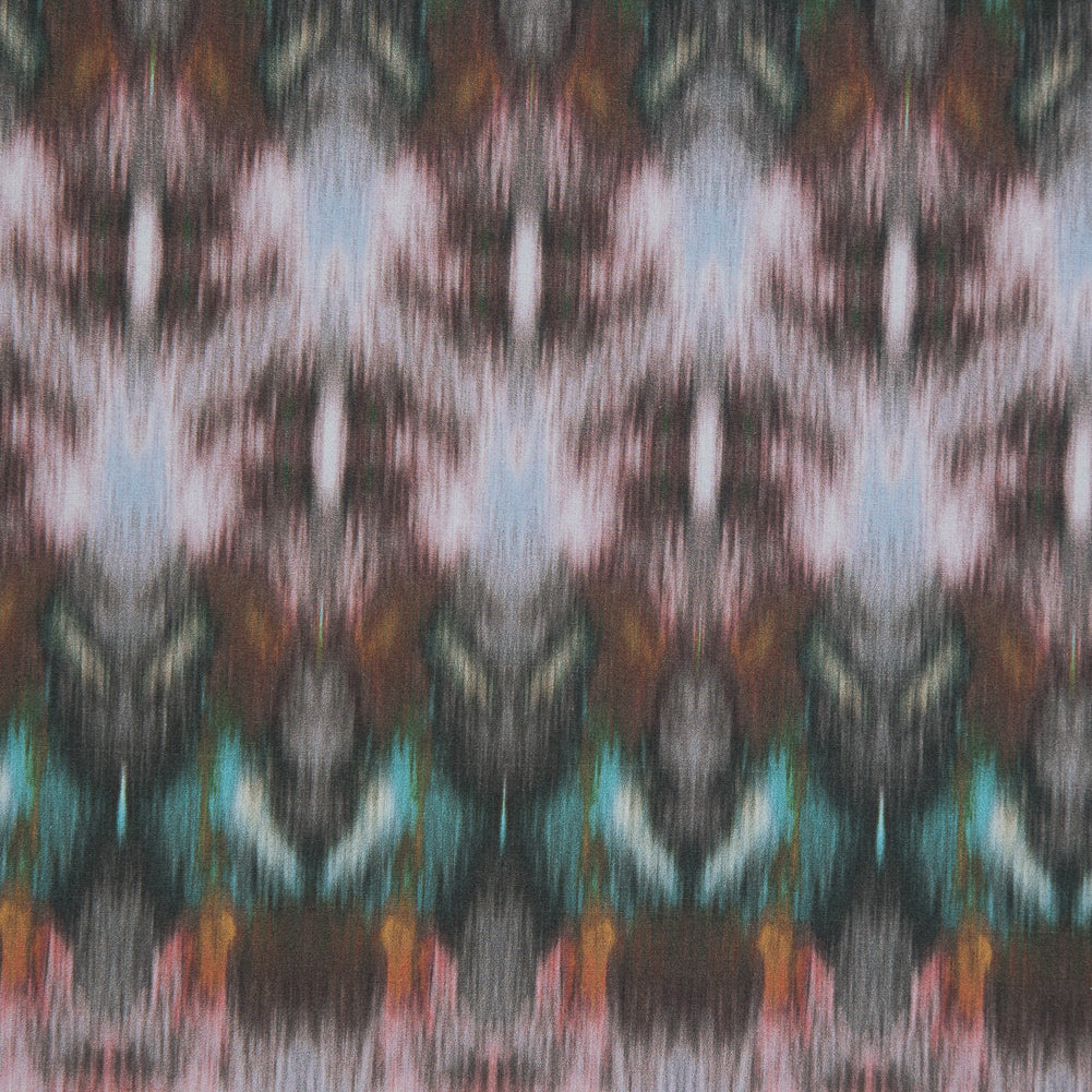 Cotton Poplin - Green and Red Abstract - Rorschach Rainbow Print - Mood Exclusive Avenable Collection - Joann Fabrics
