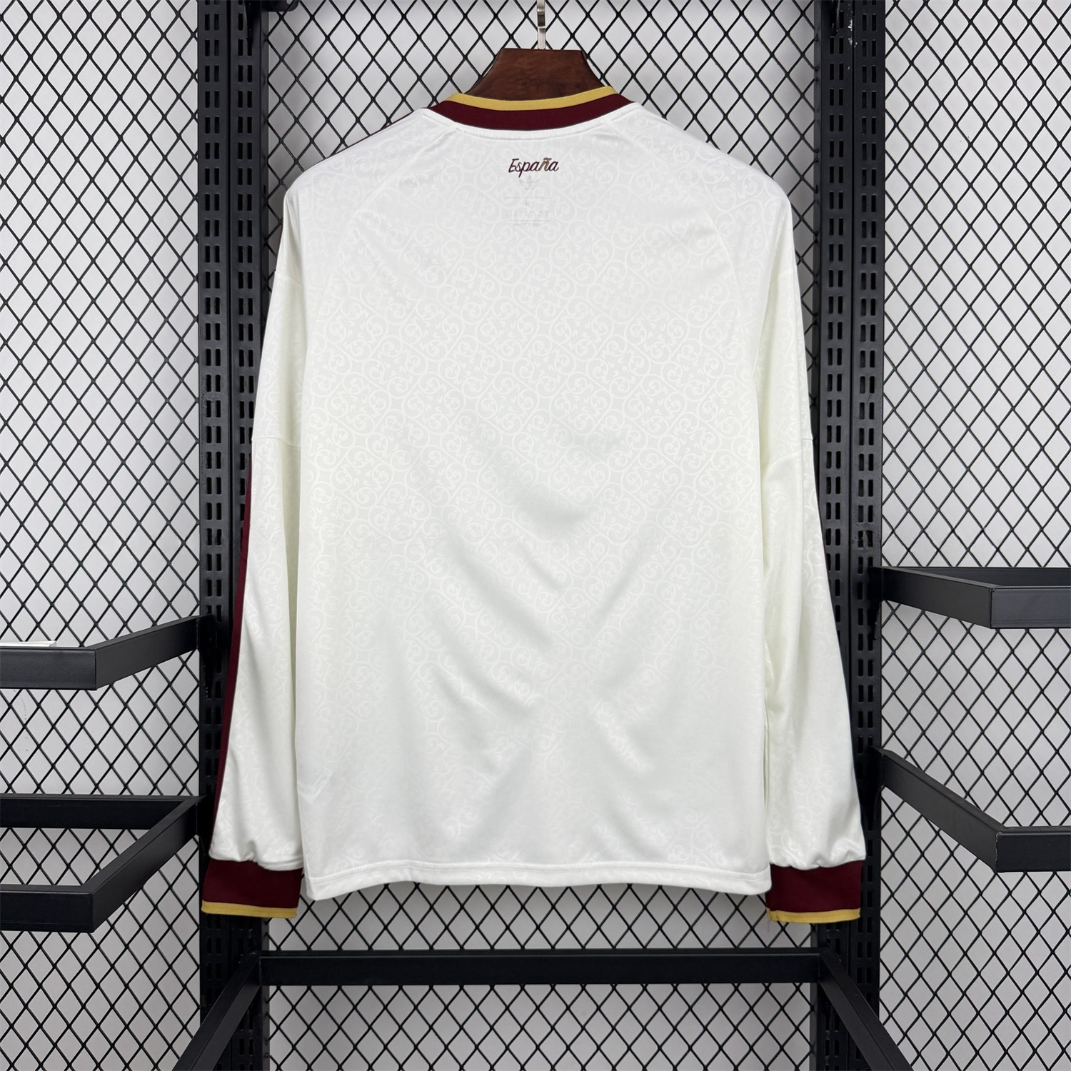 Spain 2026 Away Long Sleeves Jersey - Fans Version - UnitedFutballJersey