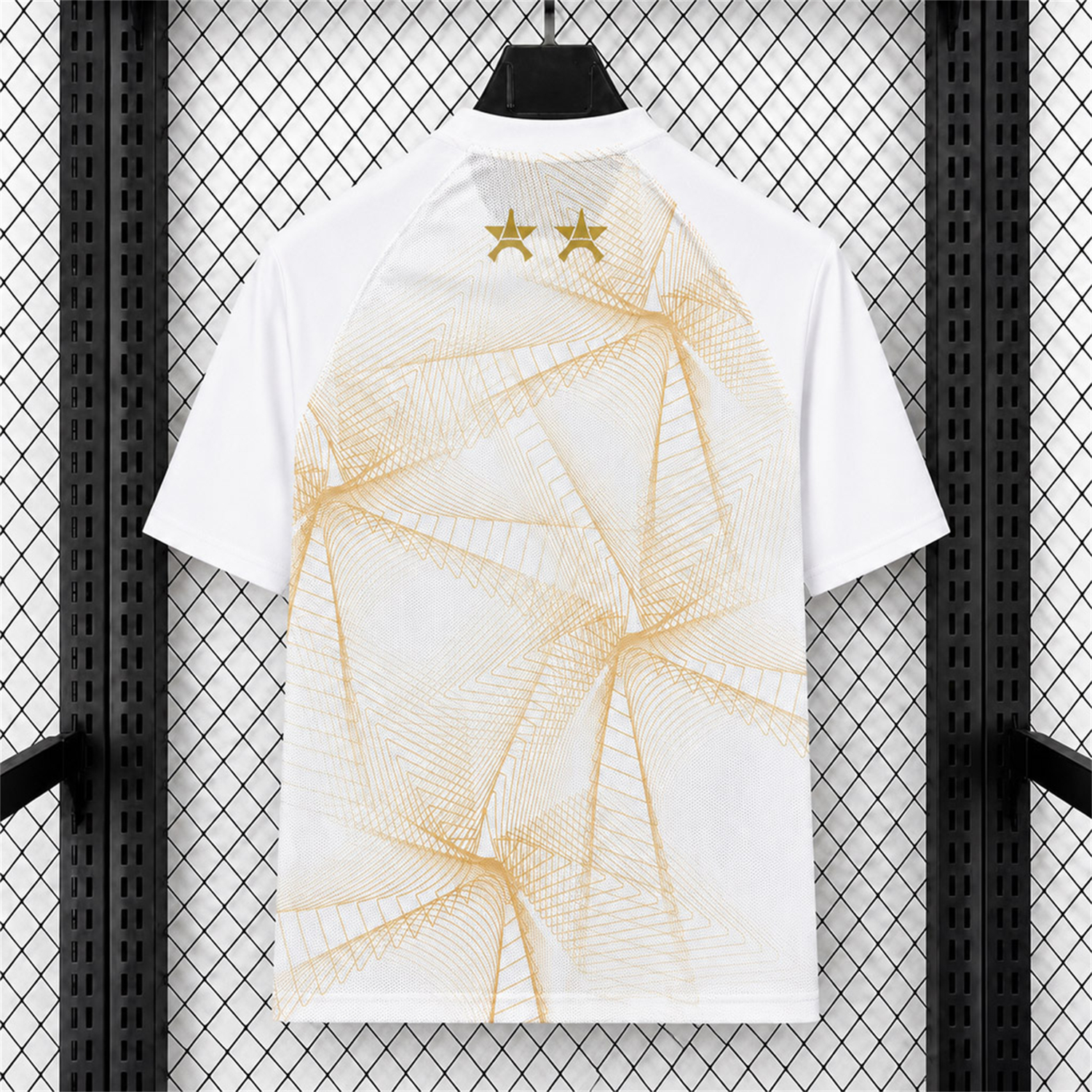 Paris Saint-Germain PSG 26-27 Champions League White Yellow Pre-Match Jersey - Fans Version - UnitedFutballJersey