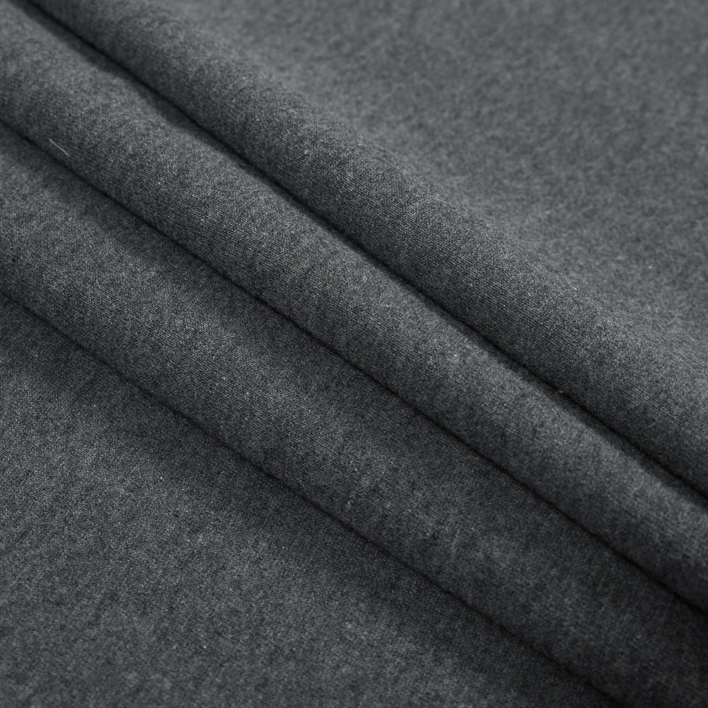 Cotton and Polyester Brushed Fleece - Charcoal - Joann Fabrics