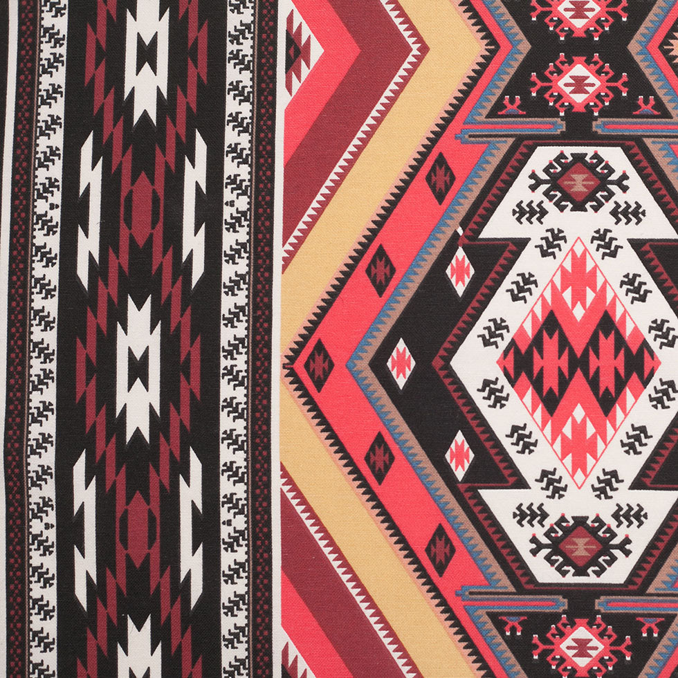 Spanish Multicolor Geometric Cotton-Polyester Print - Joann Fabrics