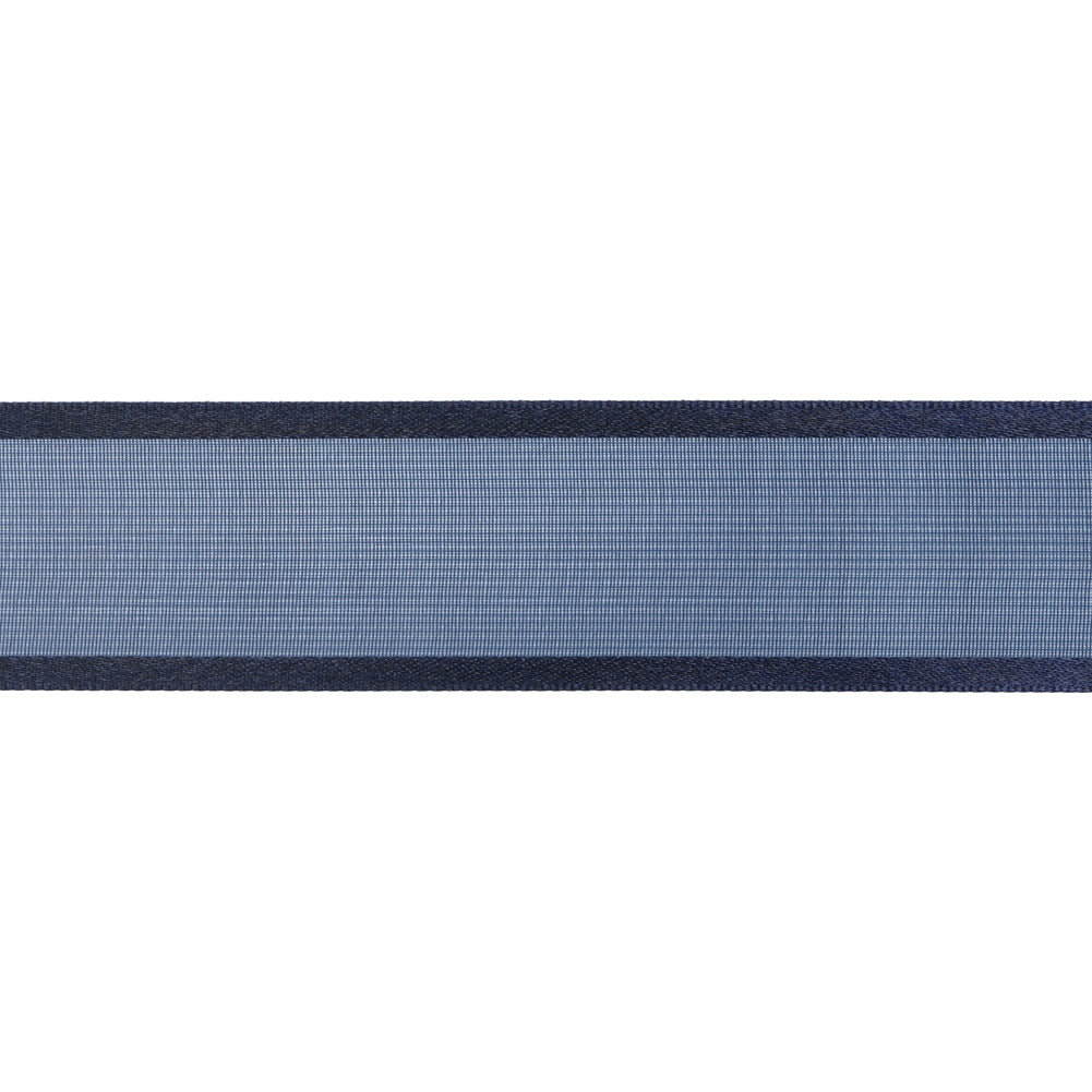 Sheer Ribbon with Double Faced Satin Edges - 1