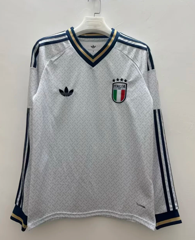 2026 Long Sleeve Italy Away Football Jersey 1:1 Thai quality