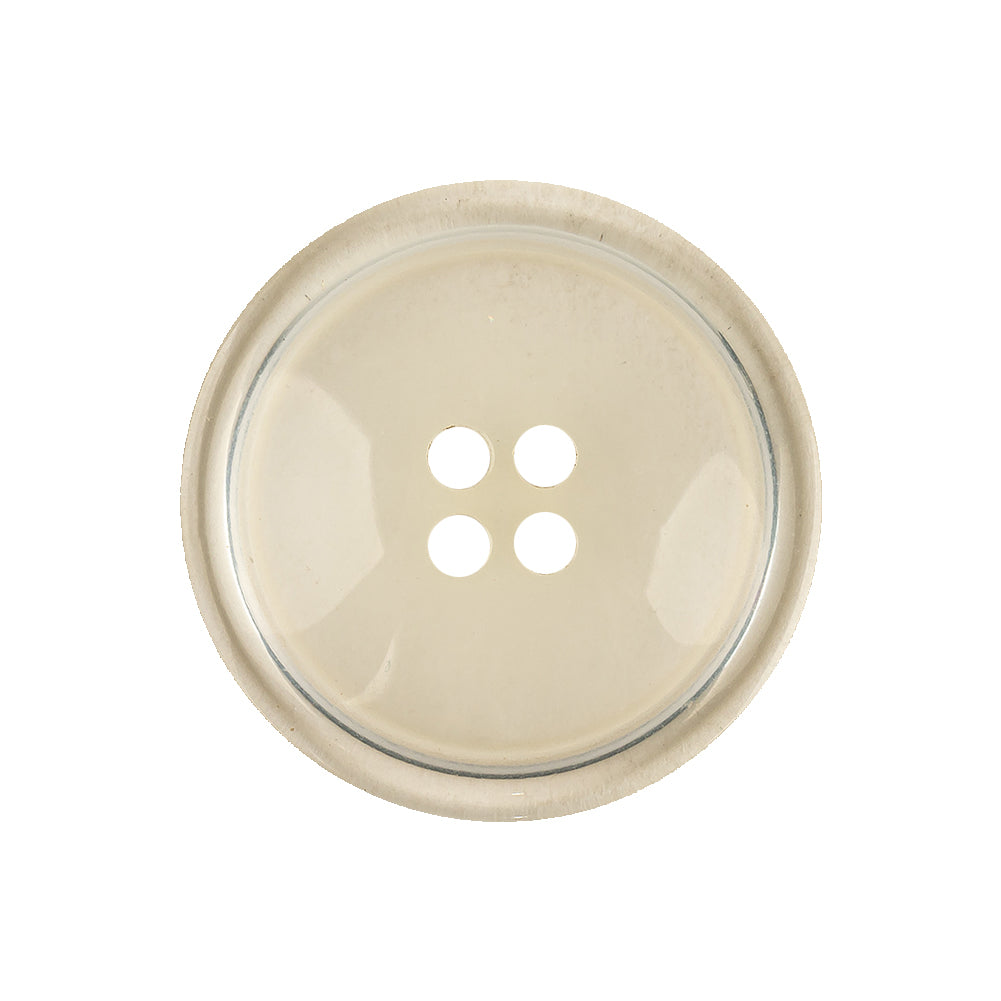 Italian Slightly Tinted Transparent 4-Hole Plastic Button - 40L/25.5mm - Joann Fabrics