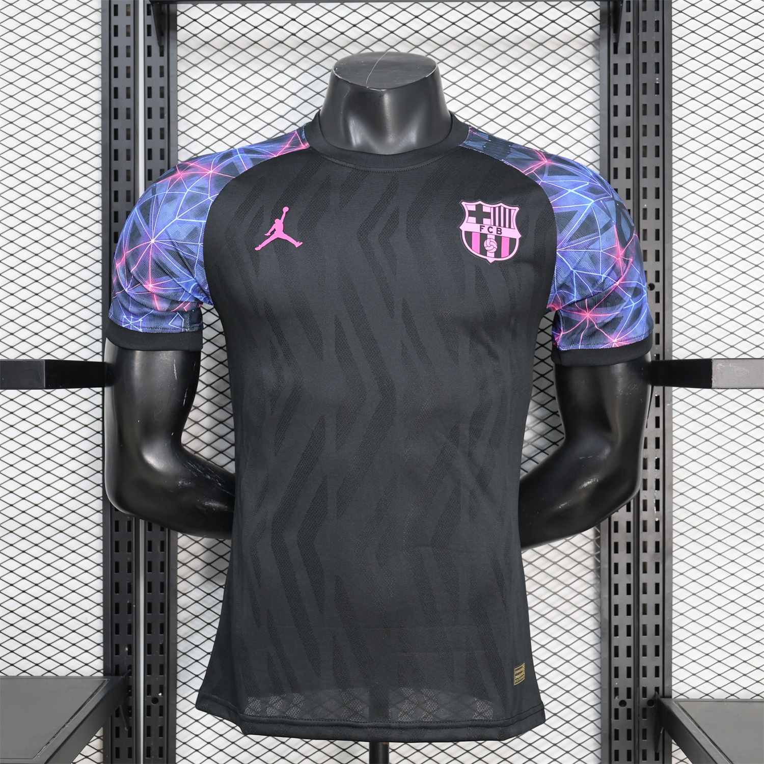 Barcelona 25-26 Black With Pink Special White Jersey - Player Version - UnitedFutballJersey