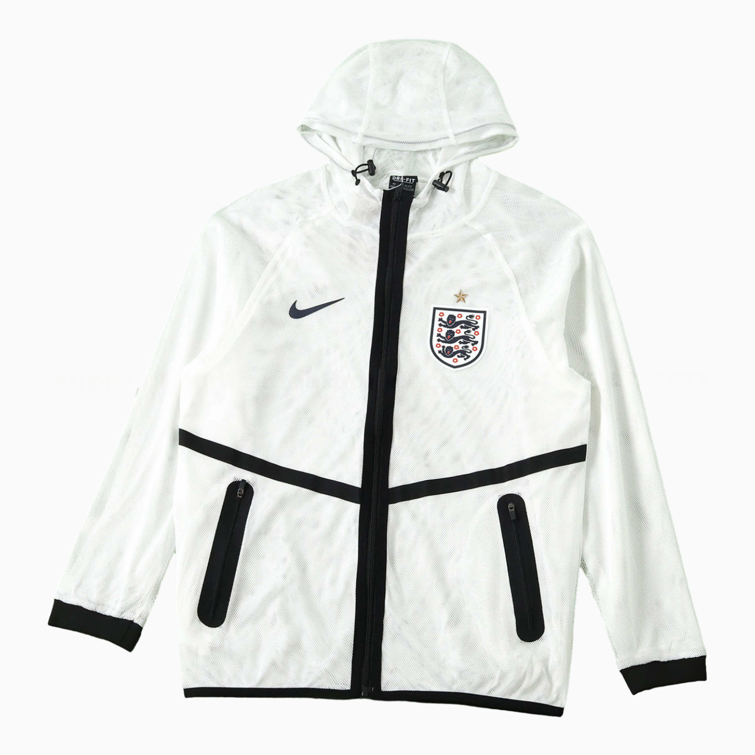 England 2026 World Cup Appearance Outfit Windbreaker - White - UnitedFutballJersey