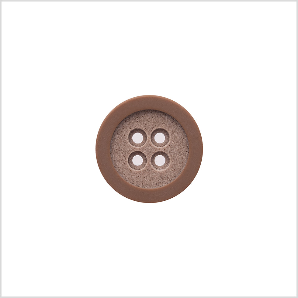 Rimmed Brown 4-Hole Button - 32L/20mm - Joann Fabrics