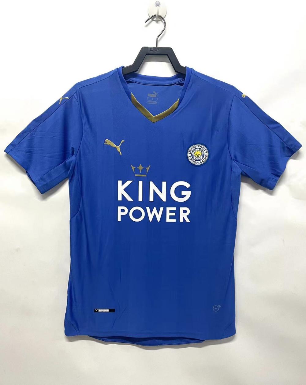 2015-2016 Retro Leicester City Home Soccer Jersey 1:1 Thai Quality
