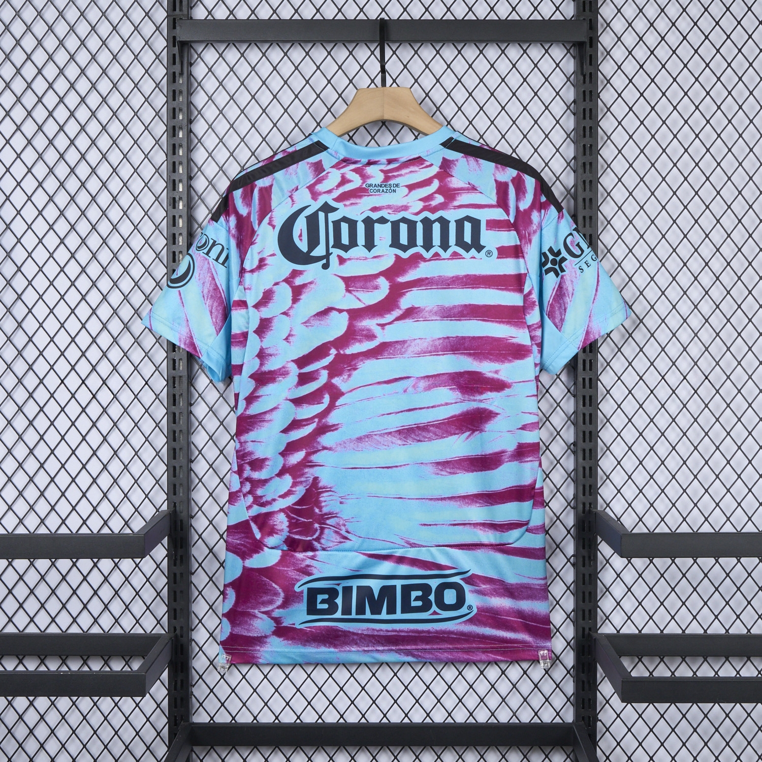America 26-27 Pink And Blue Goalkeeper Jersey - Fans Version - UnitedFutballJersey