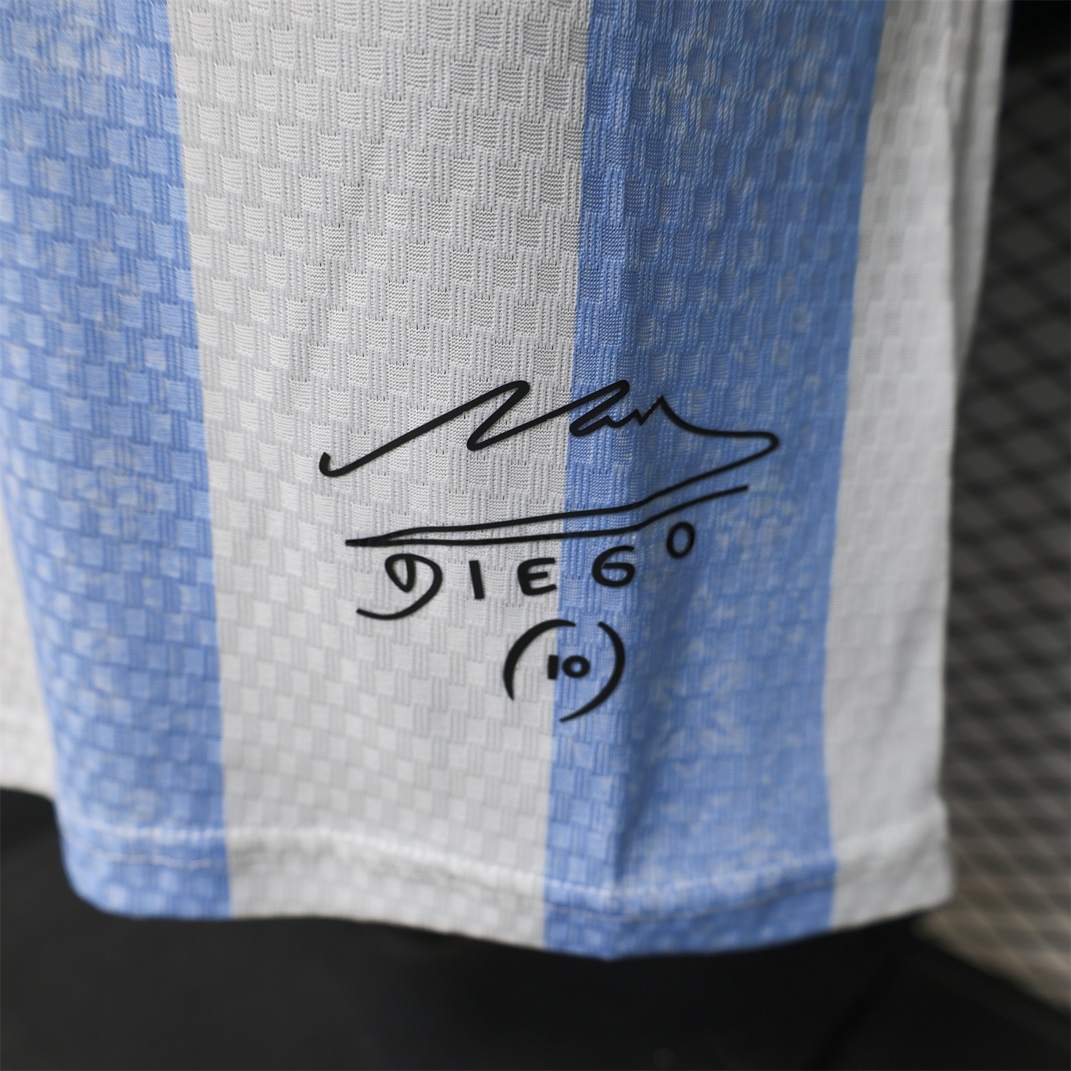 Argentina 2026 Blue And White Diego Memory Special Jersey - Player Version - UnitedFutballJersey